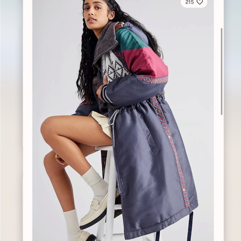 Sold!  Free People reversible sienna parka